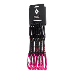 Black Diamond Hotforge Hybrid Quickpk Mousqueton à verrou En forme de D Rose 6 pièce(s)