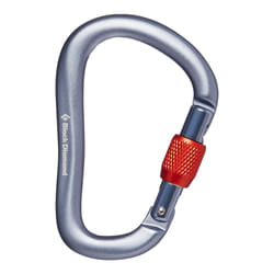 Black Diamond RockLock Mousqueton à verrou En forme de D Gris 1 pièce(s)