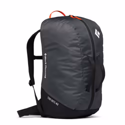 Black Diamond Stone 42, Noir, camping, Monochromatique, Fermeture à glissière, 2 pochettes