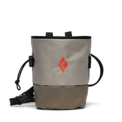 Black Diamond Mojo Zip Chalk Bag sac à magnésie d'escalade Taupe