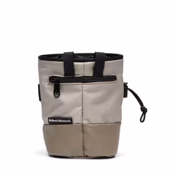 Black Diamond Mojo Zip Chalk Bag sac à magnésie d'escalade Taupe