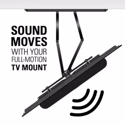 SANUS WSSBM1 support de haut-parleurs Support mural tv Noir - Vue supplémentaire 6