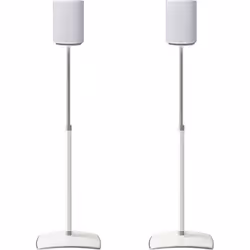 SANUS WSSE1A2-W2 - ADJUSTABLE SPEAKER STAND SONOS ERA 100 - PAIR - WHITE, Chine, 319 mm, 79 mm, 691,1 mm, EAR99