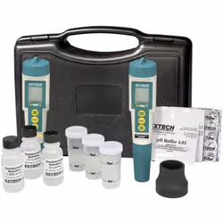 description Le EC510 est un kit de test de conductivité. Le kit contient l'appareil de mesure EC500, 3 normes d'étalonnage, 3 ...