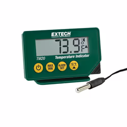 FLIR TEMPERATURE INDICATOR, Thermomètre électrique, Intérieur &amp; extérieur, Numérique, Vert, Plastique, Table, Mur, fenêtr ...