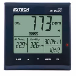 FLIR AIR QUALITY CARBON DIOXIDE MONITOR, Monoxyde de carbone (CO), Maison, Bureau, Avec fil, 102 mm, 117 mm, 102 mm