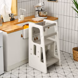 Description générale Ce marchepied de cuisine pour enfants est conçu pour accompagner les tout-petits dès 18 mois jusqu'à 60  ...
