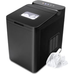 Costway - Machine à Glaçons 15 kg en 24h, Glaçons Automatiques Rapide Prêt en 6 Min Noir