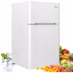 Description générale Ce réfrigérateur compact, avec un congélateur séparé à 2 portes, offre une capacité totale de 90 L, dont ...