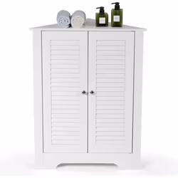 Attirbuts : 【Placard d'Angle Peu Encombrant : 】Le placard d'angle de rangement aux dimensions appropriées de 63 cm x 32 cm x ...