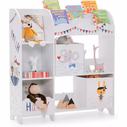 【Aider les enfants à développer de bonnes habitudes d'organisation :】Notre armoire de rangement à trois niveaux crée un espac ...