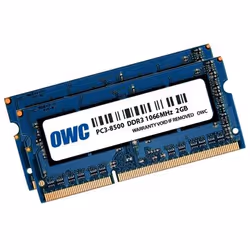 OWC OWC8566DDR3S4GP, 4 Go, 2 x 2 Go, DDR3, 1066 MHz, 204-pin SO-DIMM
