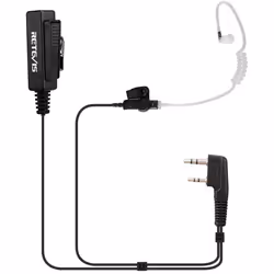 Retevis Oreillette Talkie Walkie Compatible RT24 RT27 RT622 RT5R Baofeng UV-5R BF-88E BF-888S Talkie Walkie (1 Pcs)