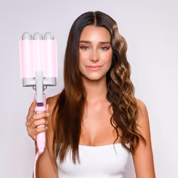Mermade Hair Waver Fer à friser À chaleur Rose 2,5 m