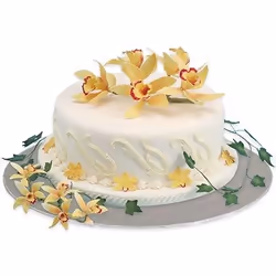PME CCR813 support pour gâteau Argent Rond
