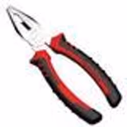 Pince universelle - AMPRO - T29047 - becs demi-ronds striés - acier chrome vanadium - 7 pouces