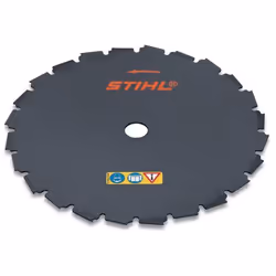 Stihl 41197134200, Lame de débroussailleuse, Noir, Acier, 1 pièce(s)