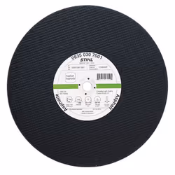 Stihl K-DG, Disque de coupe, Moyeu plat, Asphalte, Toutes marques, 30 cm, Noir