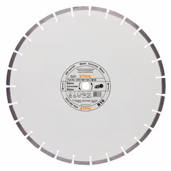 Stihl D-B10, Lame diamant à rebord segmenté, Découpe à sec, Béton, Carrelage, 40 cm, 1 pièce(s)