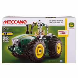 Meccano - TRACTEUR 8R JOHN DEERE - Coffret Inventions Avec 240 Pièces Et 2 outils - Jeu de Construction - 6044492 - Jouet Enf ...