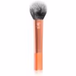 Real Techniques Powder Brush, Pinceau à poudre, Arrondi, Duveteux, Synthétique, Noir, Rose, Femmes