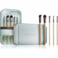 EcoTools 79625016277, Jeu de pinceaux pour le maquillage des yeux, Assortie, Assortie, Synthétique, Marron, Bois, Bambou