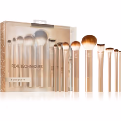 Indispensable pour votre maquillage quotidien. Le kit de 9 pinceaux Real Techniques Au Naturale Makeup Brush Kit permet de me ...