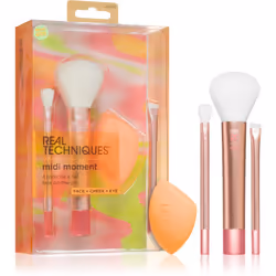 Le kit de pinceaux de maquillage Real Techniques Orange Crush vous permet de créer votre maquillage de jour ou de soirée auss ...