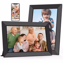 Cadre Photo Numérique - BIGASUO - 101 Pouces - WiFi - Écran Tactile HD 1280x800 - 32 Go Mémoire Intégrée