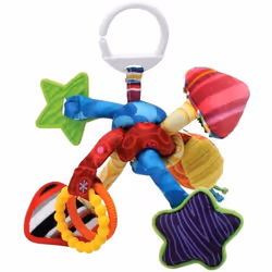 Lamaze Tug play knot, Garçon/Fille, Peluche, Multicolore