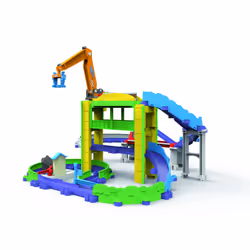 Tomy Circuit Motor' Koko En Plein Boulot !, 3 an(s), AAA, Bois, Aluminium