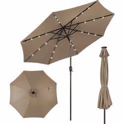 【Effets d’ombrage】Ce parasol incliable est fait de tissu de polyester de haute qualité, non seulement a un bon effet d’ombrag ...
