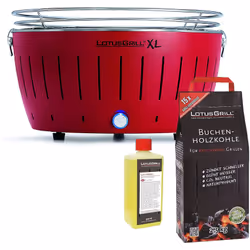 "LotusGrill est un gril fantastique qui fonctionne au charbon de bois. Grâce à son système de ventilation breveté alimenté pa ...