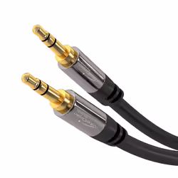 KabelDirekt 797698090580, 3,5mm, Mâle, 3,5mm, Mâle, 7,5 m, Noir