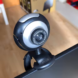 Zero-Max ZM-020 webcam 1 MP USB 2.0 Noir, Gris