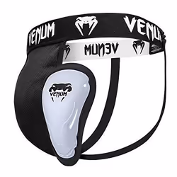 Coquille et porte coquille - Venum - Challenger - Noir - Taille M - Double-couche