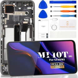 Écran LCD pour Xiaomi Mi 10T/Xiaomi Mi 10TPro5G avec outils de démontage spéciaux - Noir