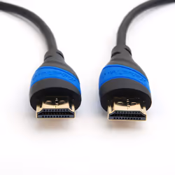 KabelDirekt 799422537965 câble HDMI 2 m HDMI Type A (Standard) Noir, Bleu