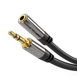 KabelDirekt 799422539648 câble audio 5 m 3,5mm Noir