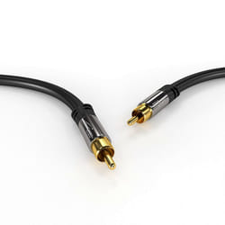 KabelDirekt 799422539808 câble audio 3 m RCA Noir