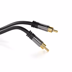 KabelDirekt 799422539808 câble audio 3 m RCA Noir