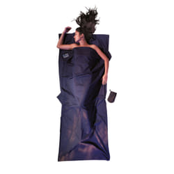 Cocoon TravelSheet Sac de couchage rectangulaire Coton Bleu