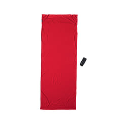 Cocoon TravelSheet Sac de couchage rectangulaire Coton, Tissu Rouge
