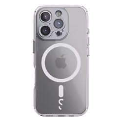 ShiftCam S-DA63-CL-1, Housse, Apple, iPhone 16 Pro, 16 cm (6.3"), Argent, Transparent