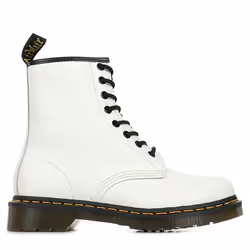 Bottes 1460 Smooth Cuir Blanc