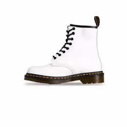 Bottes 1460 Smooth Cuir Blanc