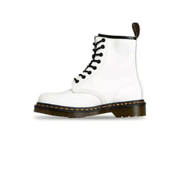 Bottes 1460 Smooth Cuir Blanc