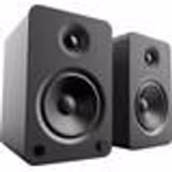 Enceintes actives HiFi - Kanto - YU6 - Bluetooth - Noir mat - Vendues par paire