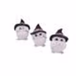 Figurine - NEMESIS NOW - Chouette Familles de la Sagesse - Confucius - Ne pas voir/entendre/dire le mal - 9 cm