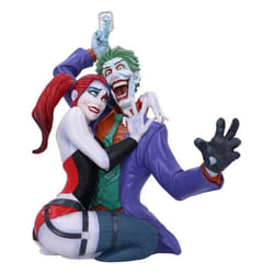 Buste Collector - DC Comics - Harley Quinn et le Joker - 375 cm - Polyrésine - Multicolore